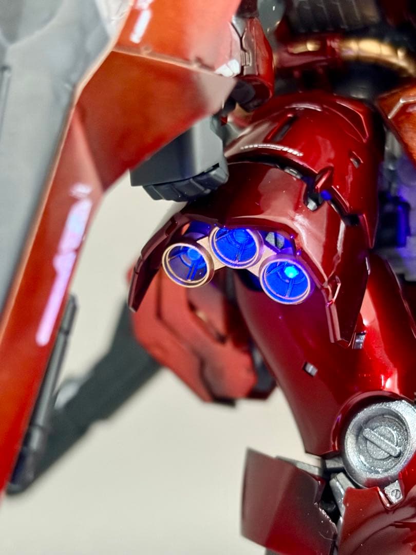 RG 1/144 サザビー 塗装完成品 キャンディ塗装 高光沢 逆襲のシャア