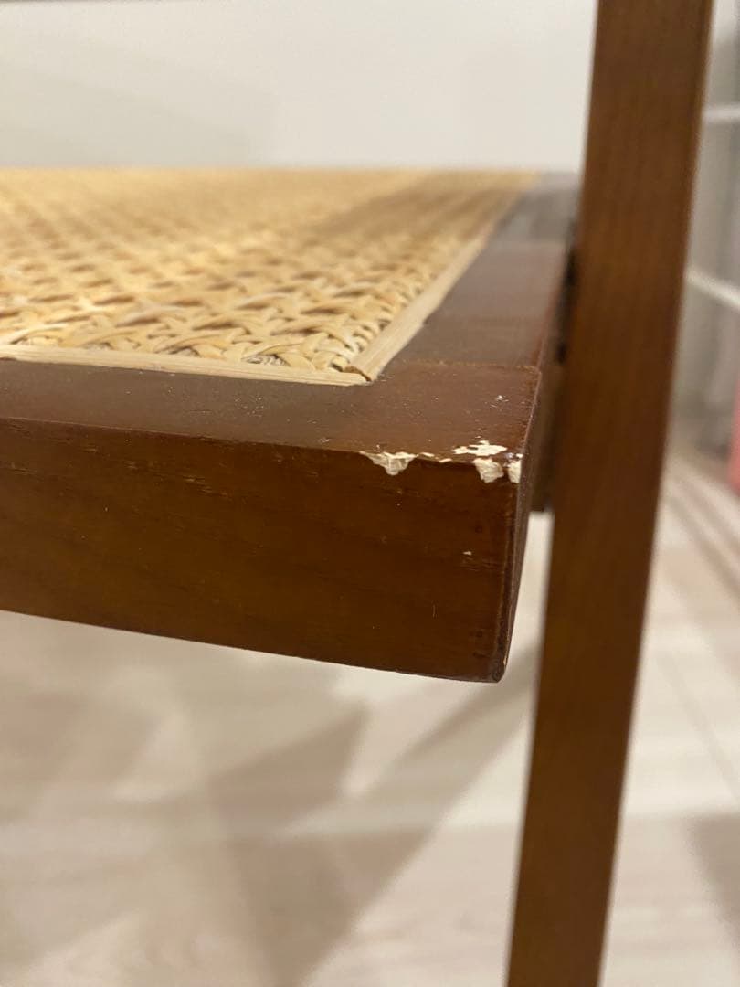 ラタンチェア　ブラウン