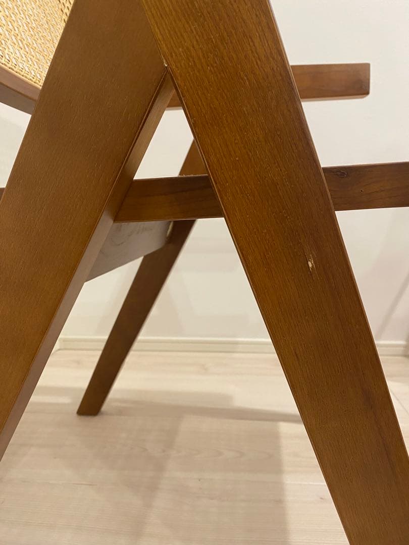 ラタンチェア　ブラウン