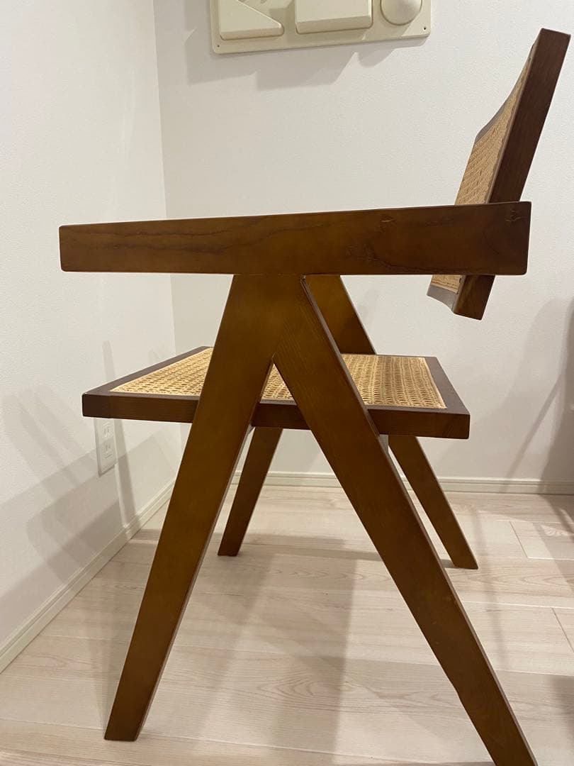 ラタンチェア　ブラウン