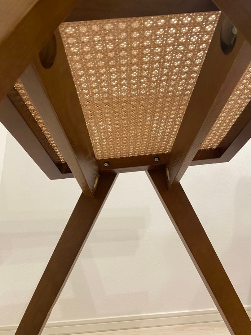 ラタンチェア　ブラウン