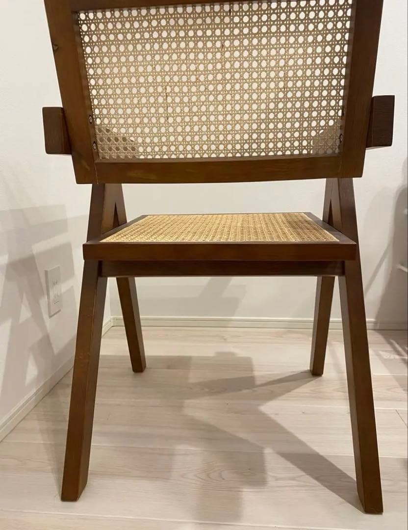 ラタンチェア　ブラウン