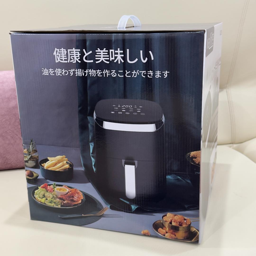 【新品未使用】Wallfire ノンフライヤー 4.5L大容量 タッチパネル