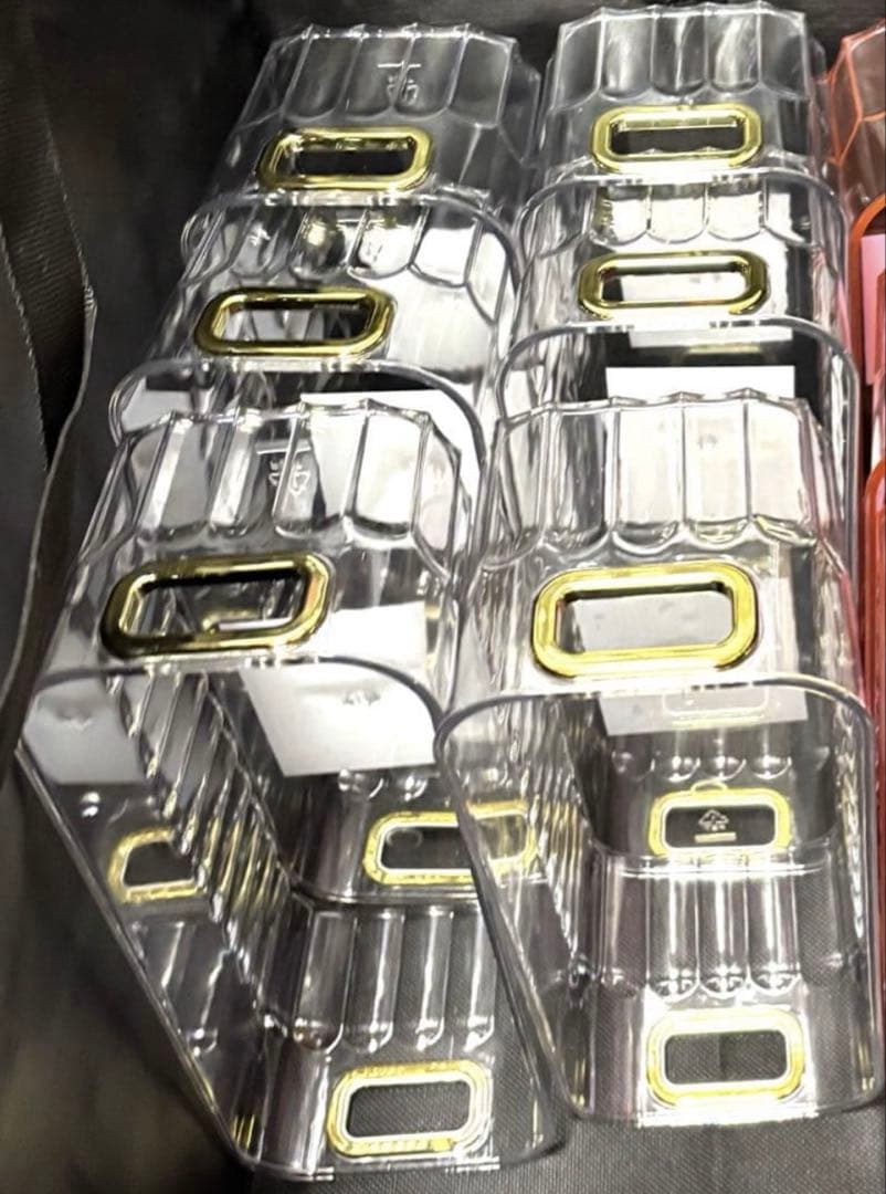 スリーピー　THREEPPY 収納ケース　クリアゴールド　10点　新品未使用