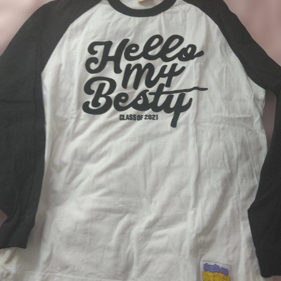 Hello My Besty ロングスリーブ Tシャツ L