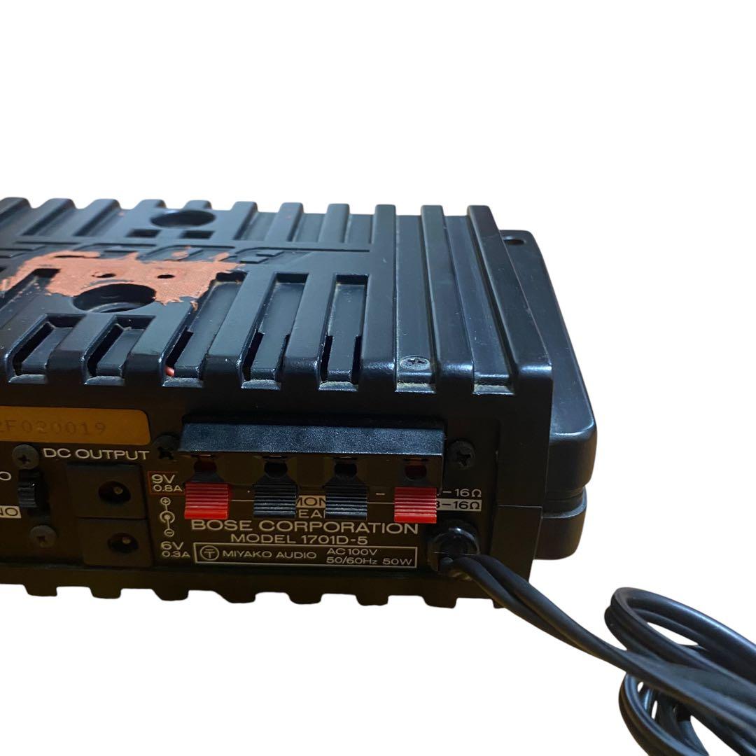 BOSE 1701D-5 パワーアンプ　ブラック　動作品