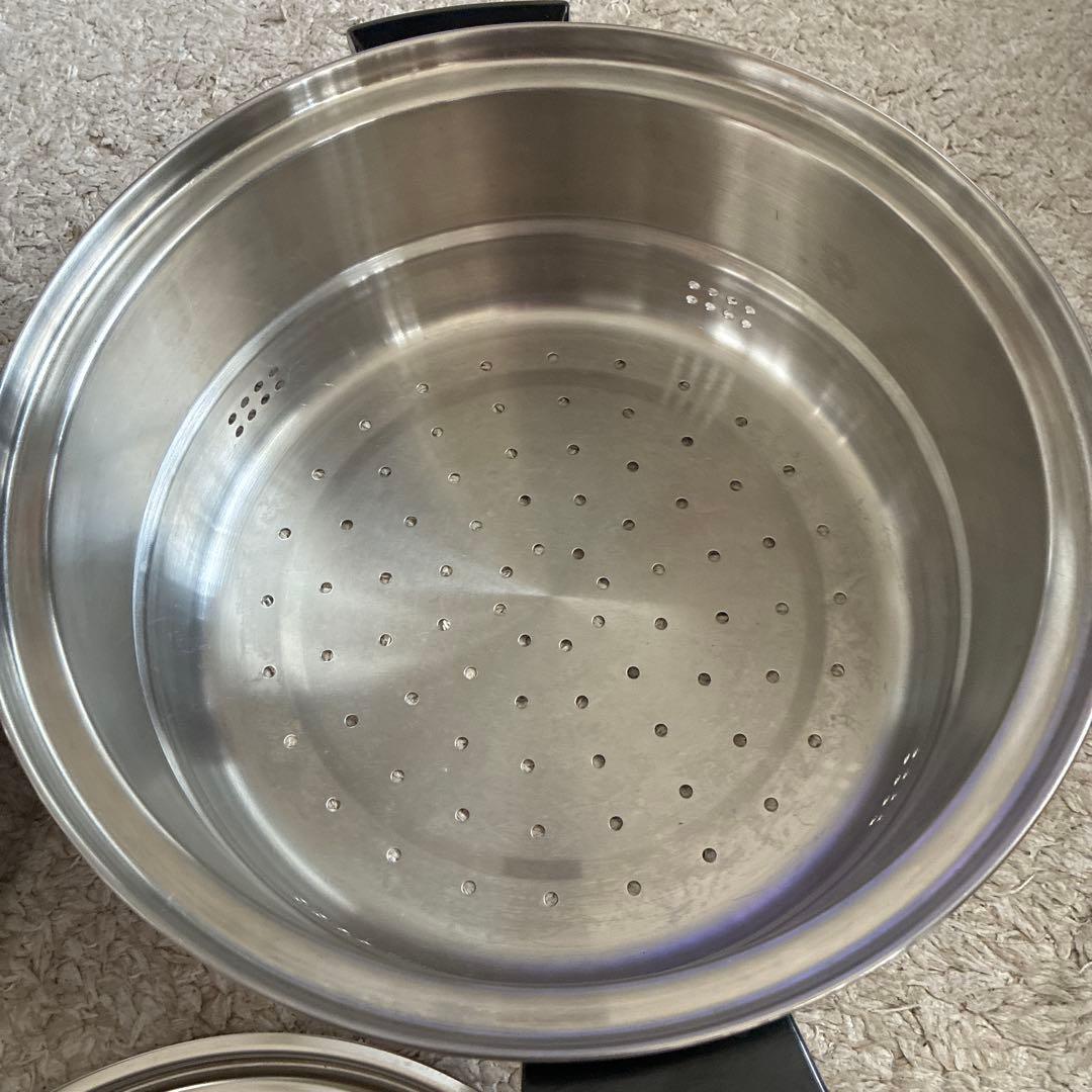 アムウェイステンシチューパン6L両手鍋セット