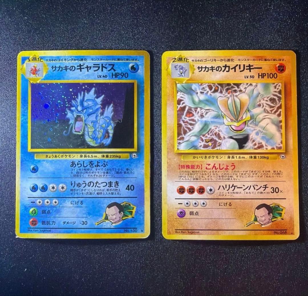 旧裏　サカキのギャラドス　カイリキー　ニャース　その他　Gyarados