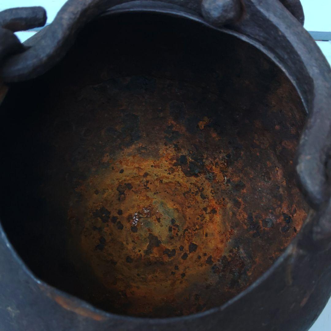 つるべ鉄桶　鉄釜　野鍛冶