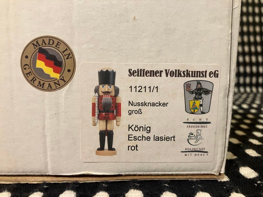 くるみ割り人形 ドイツ キング 王様/白の王様 2体セット（まとめて）