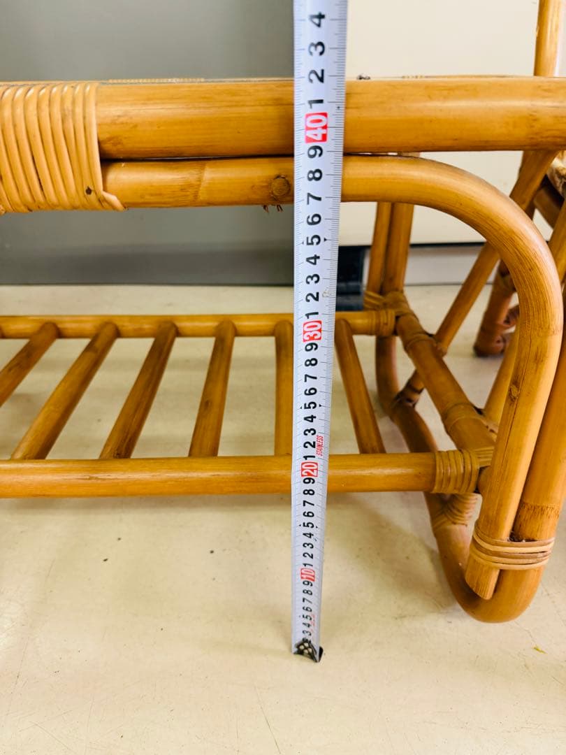 ラタン　ガラス ダイニングテーブル チェア2脚セット 食卓机 椅子 セット 軽量