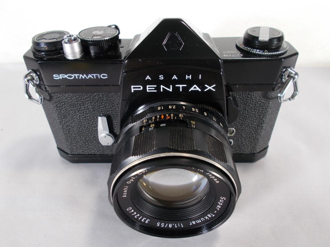フィルムカメラ 整備済 完動品　Pentax SP + f/1.8　L147