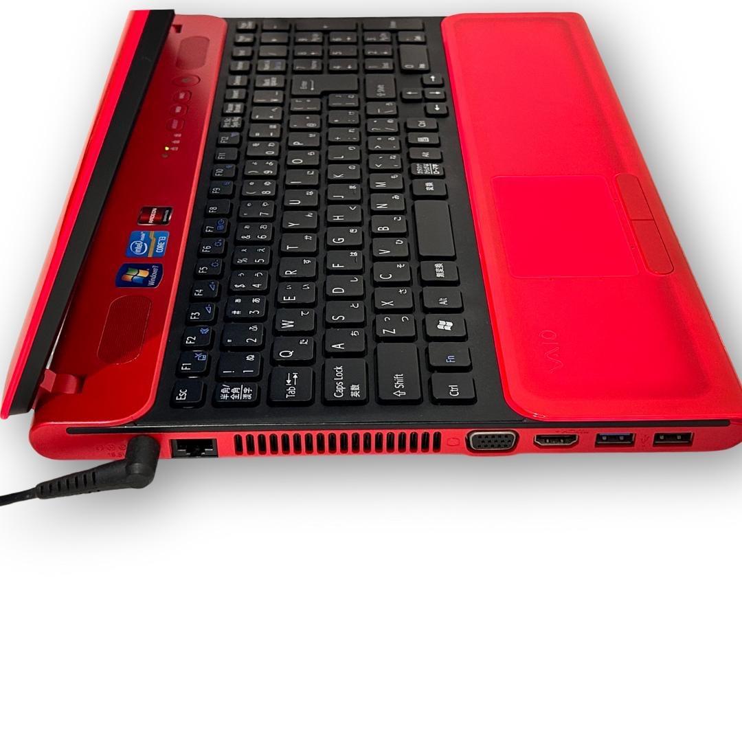 【美品】人気のSONY VAIOネオンピンクノートパソコン/core i3