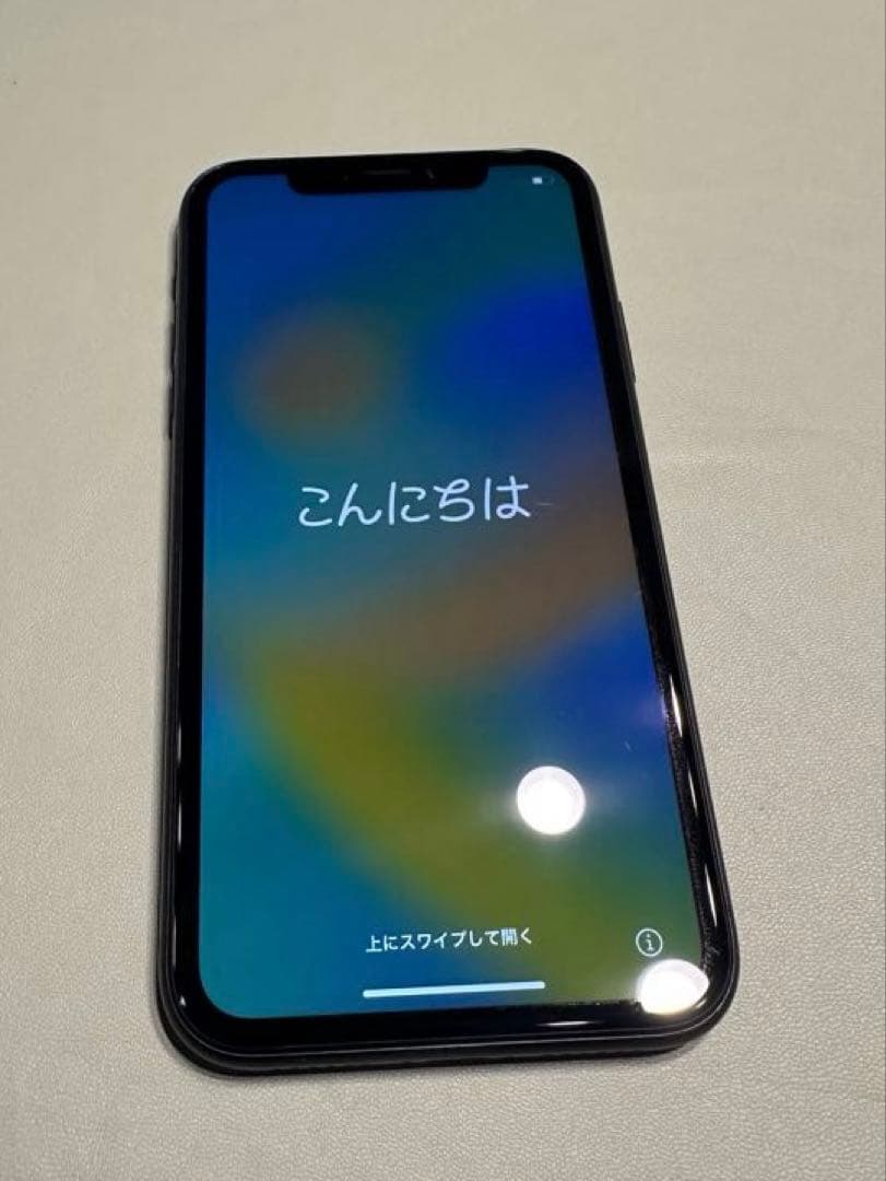 iPhone XR ブラック 128GB バッテリー86% 画面美品 動作良好