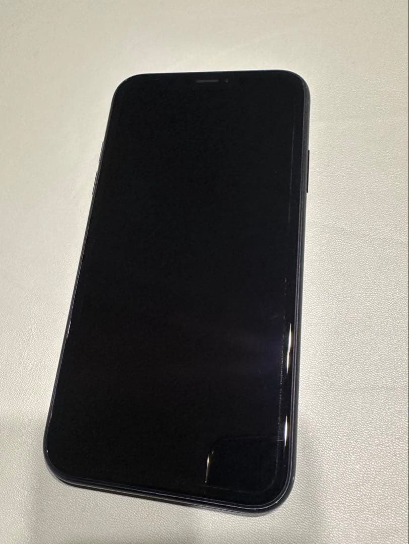 iPhone XR ブラック 128GB バッテリー86% 画面美品 動作良好