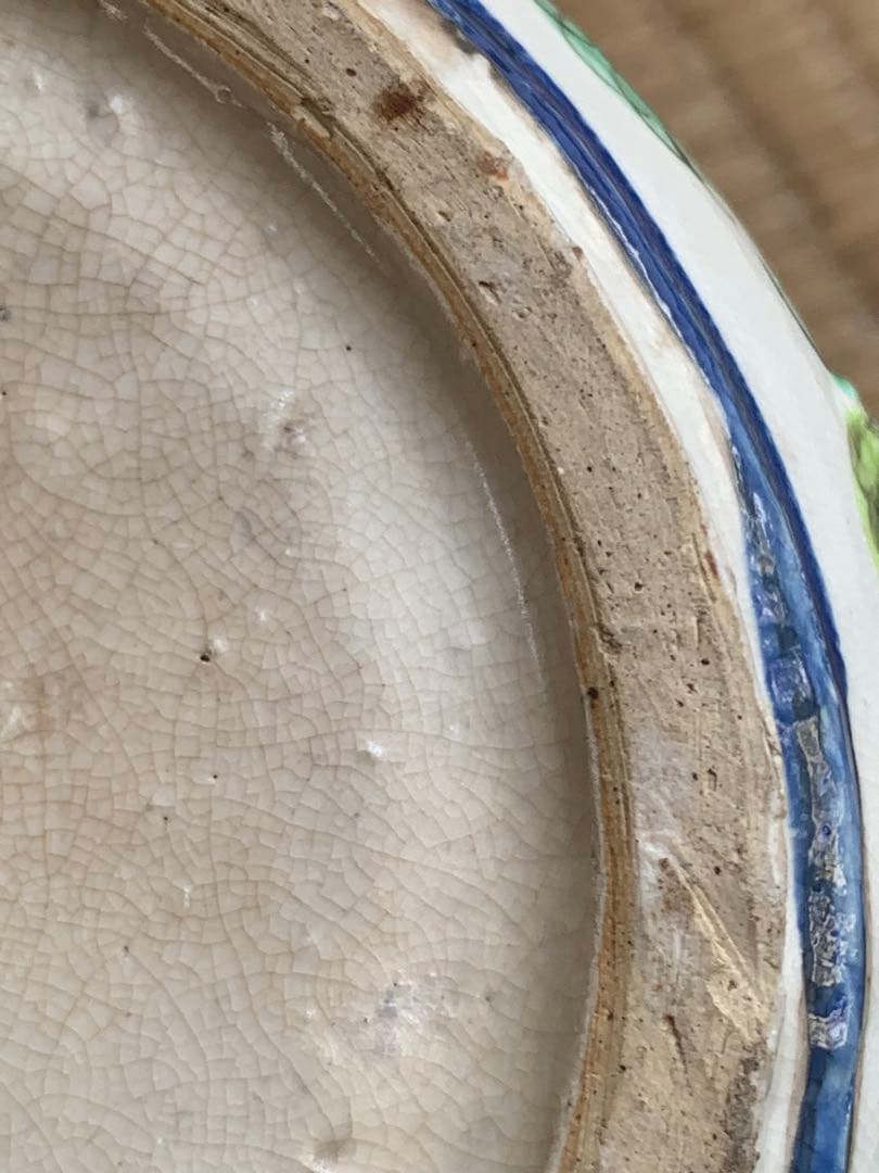 中国清時代五彩花瓶