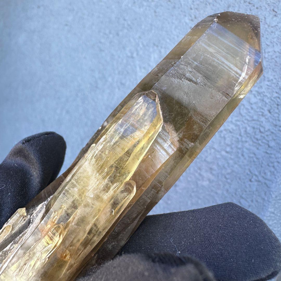 【開運·魔除 】爆アレ❗️ファントム☆スモーキーシトリン水晶クラスターA1576