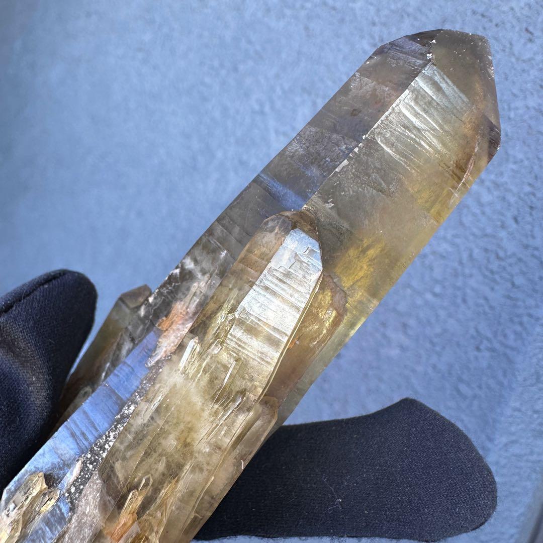 【開運·魔除 】爆アレ❗️ファントム☆スモーキーシトリン水晶クラスターA1576