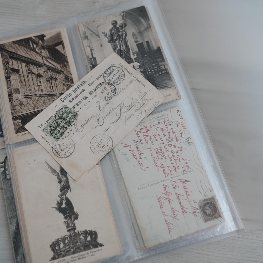 20世紀初頭のアンティーク パリ絵葉書コレクション　風景と歴史建築64枚