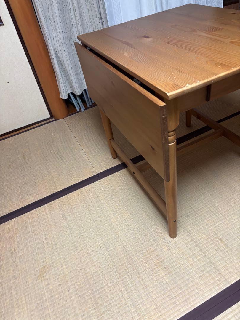 引取限定　IKEA テーブル　折りたたみ　バタフライ INGATORP 廃盤