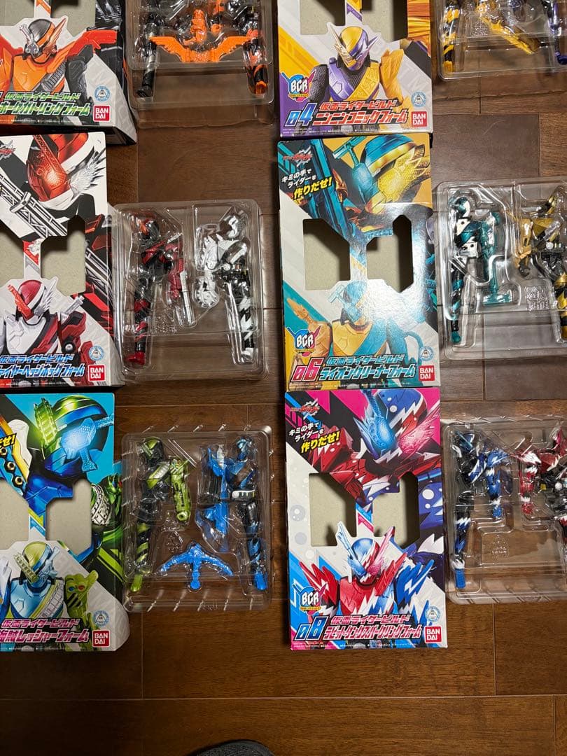 仮面ライダービルド ボトルチェンジライダーシリーズ 01〜08完品