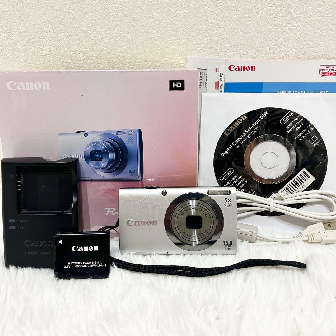 美品✨箱付✨動作◎✨Canon PowerShot A2300 即使用セット付✨