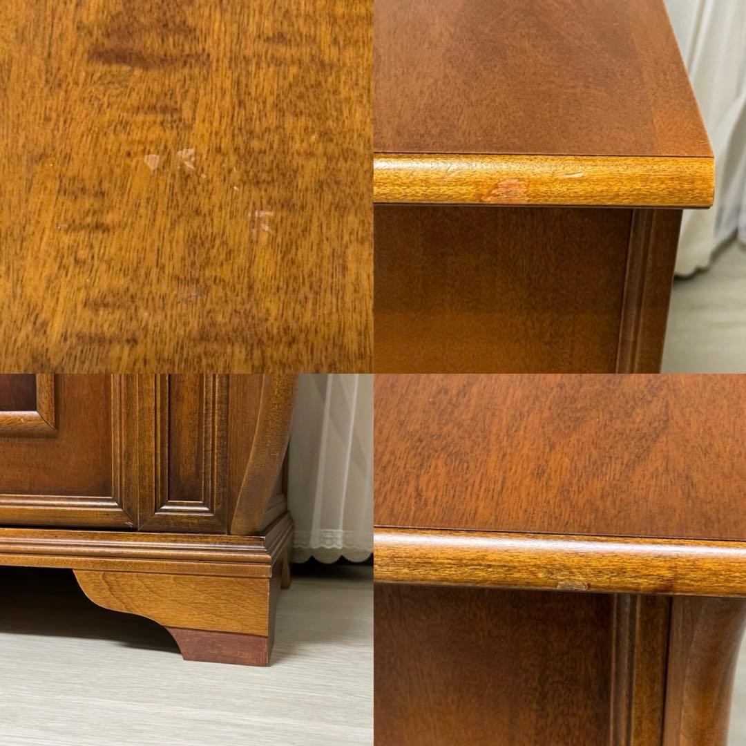 イタリア製 アンティーク サイドボード キャビネット 幅80 輸入家具