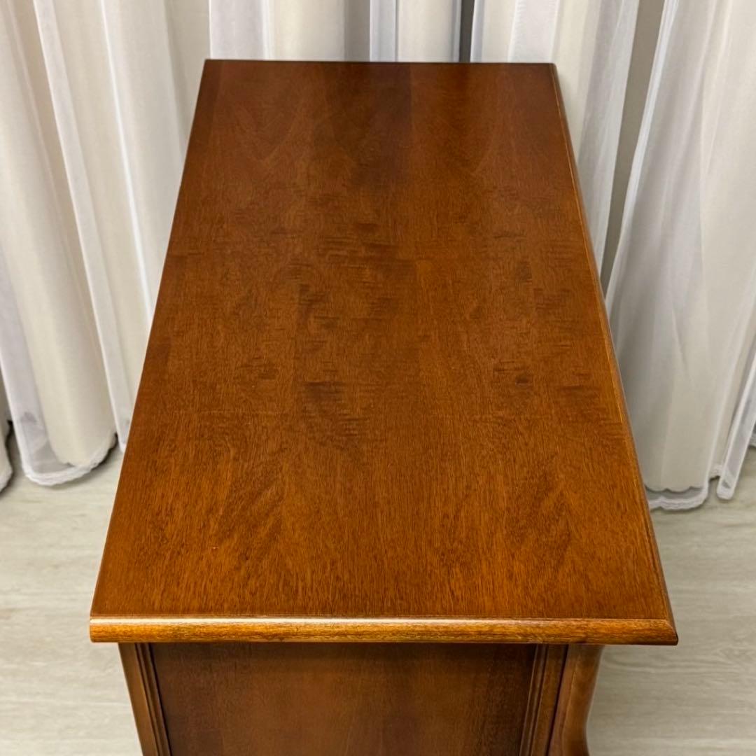 イタリア製 アンティーク サイドボード キャビネット 幅80 輸入家具