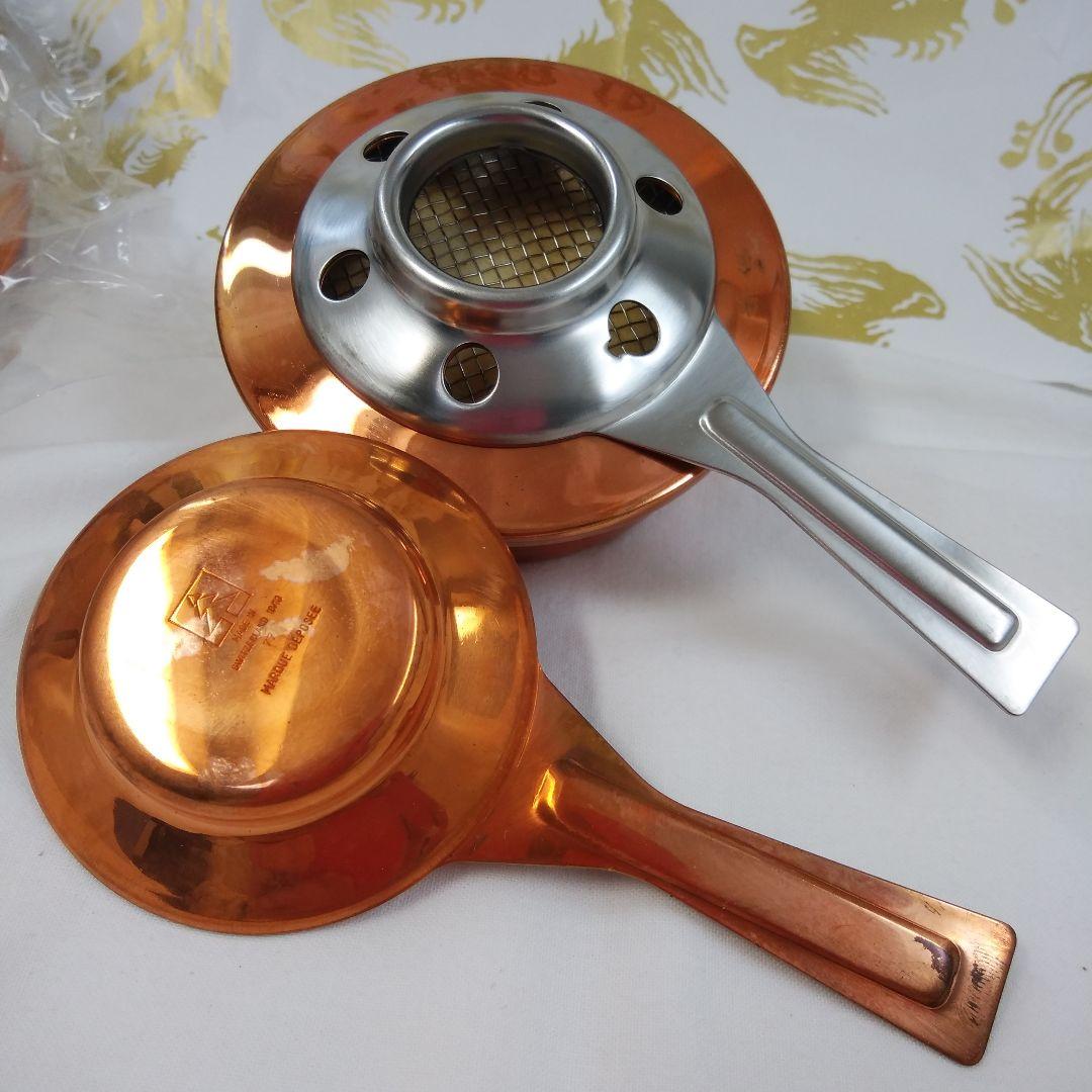 チーズフォンデュ・セット コンロセット スイス製 銅製品