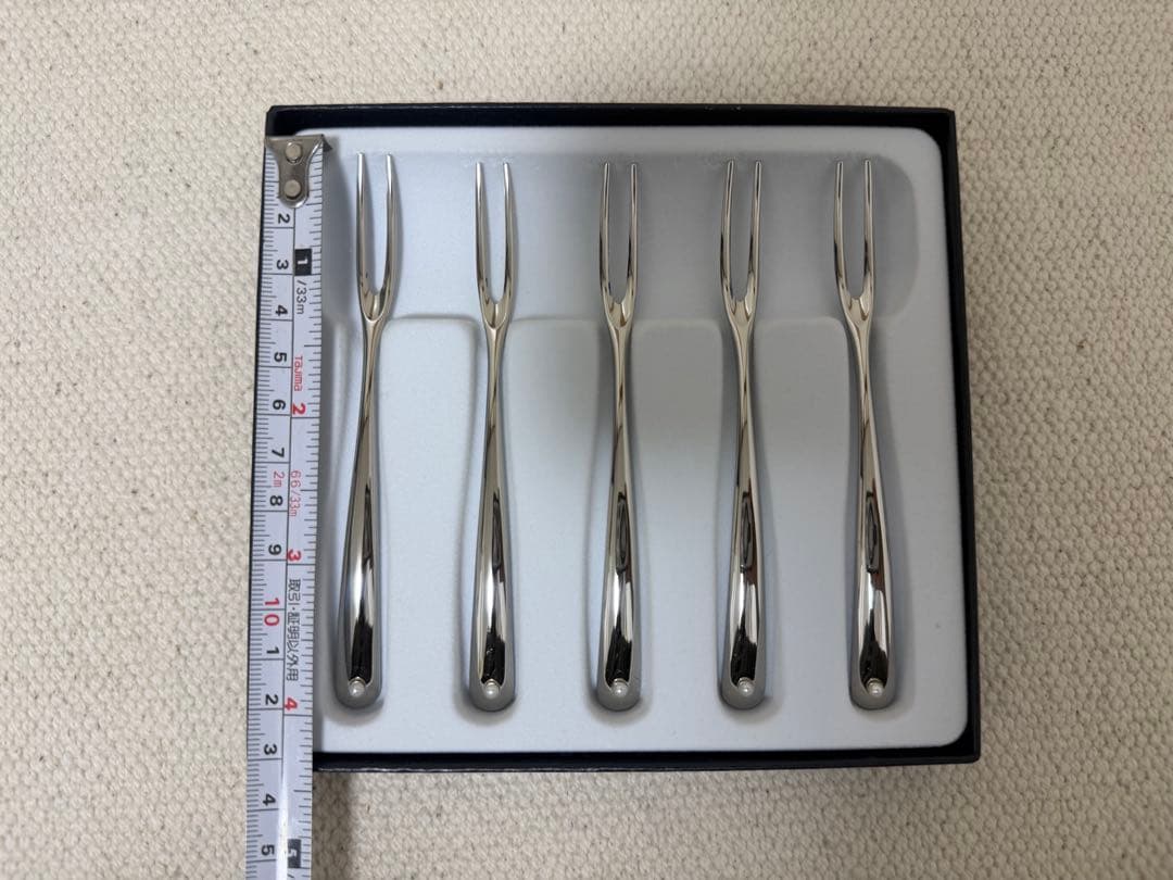 MIKIMOTO デザートフォークセット ＆スプーン各5本セット