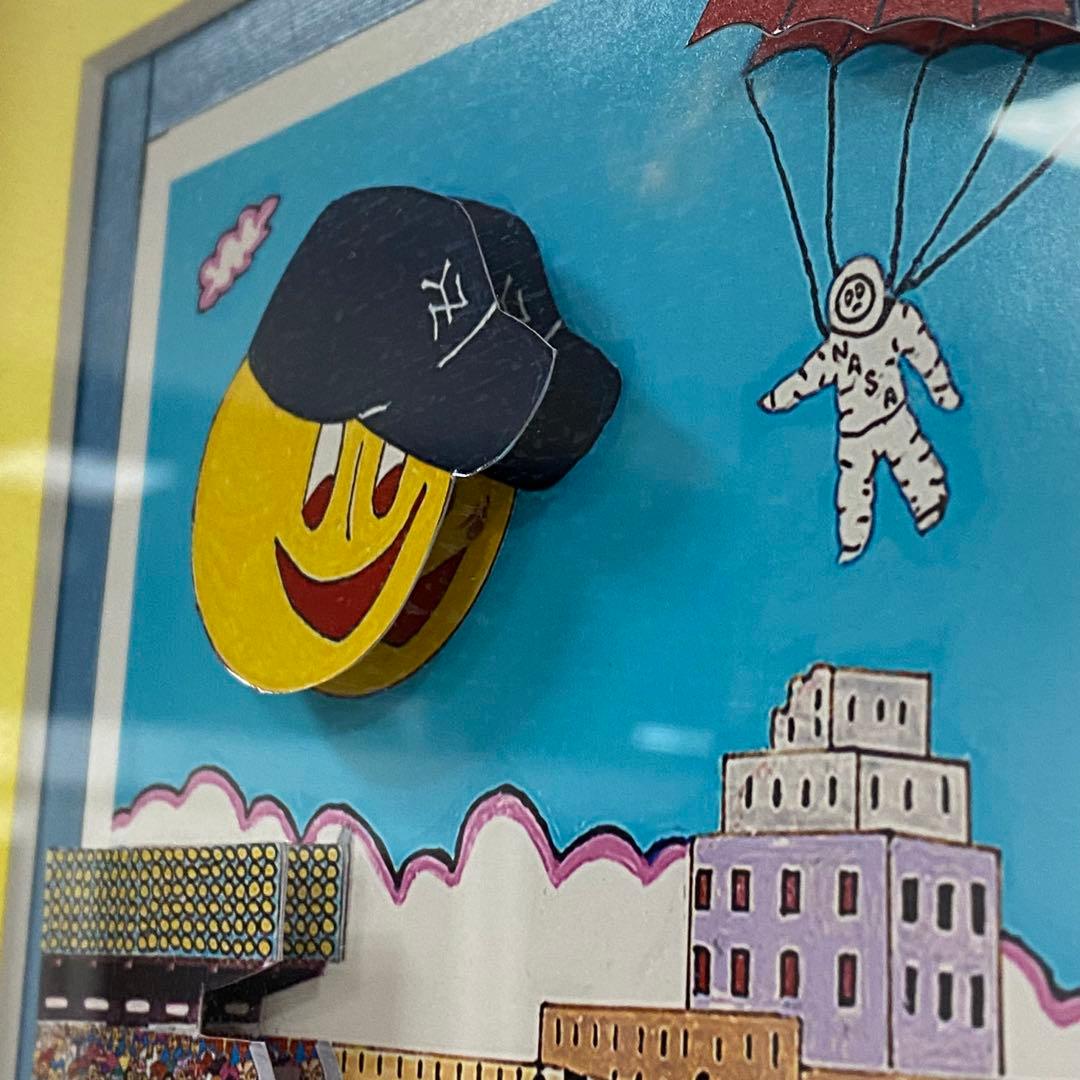 75cm特大 Yankee Stadium 3Dアート Al Schreiber