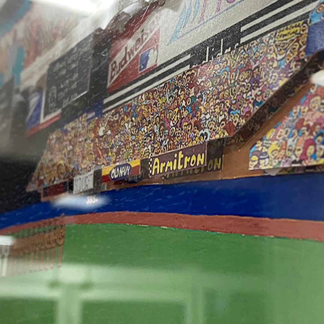 75cm特大 Yankee Stadium 3Dアート Al Schreiber