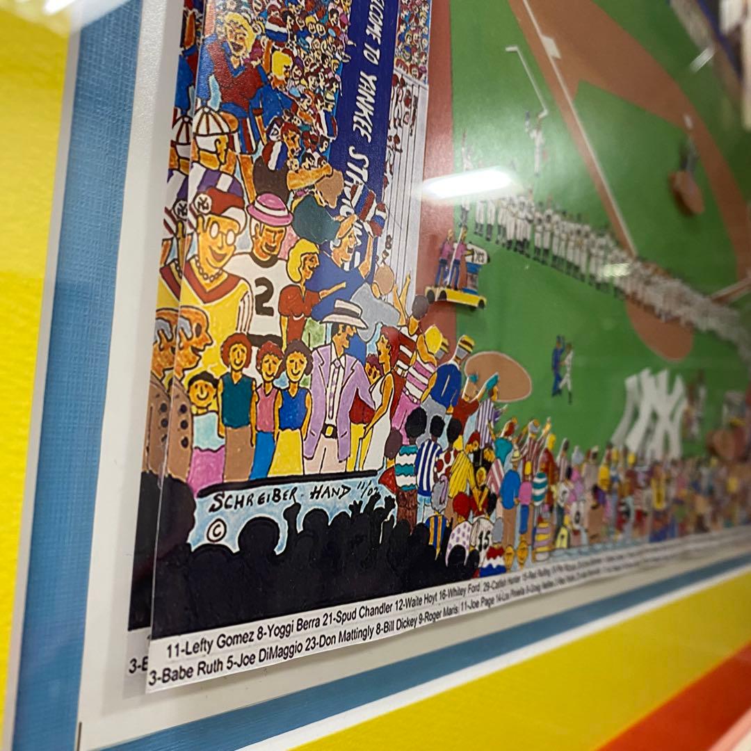 75cm特大 Yankee Stadium 3Dアート Al Schreiber