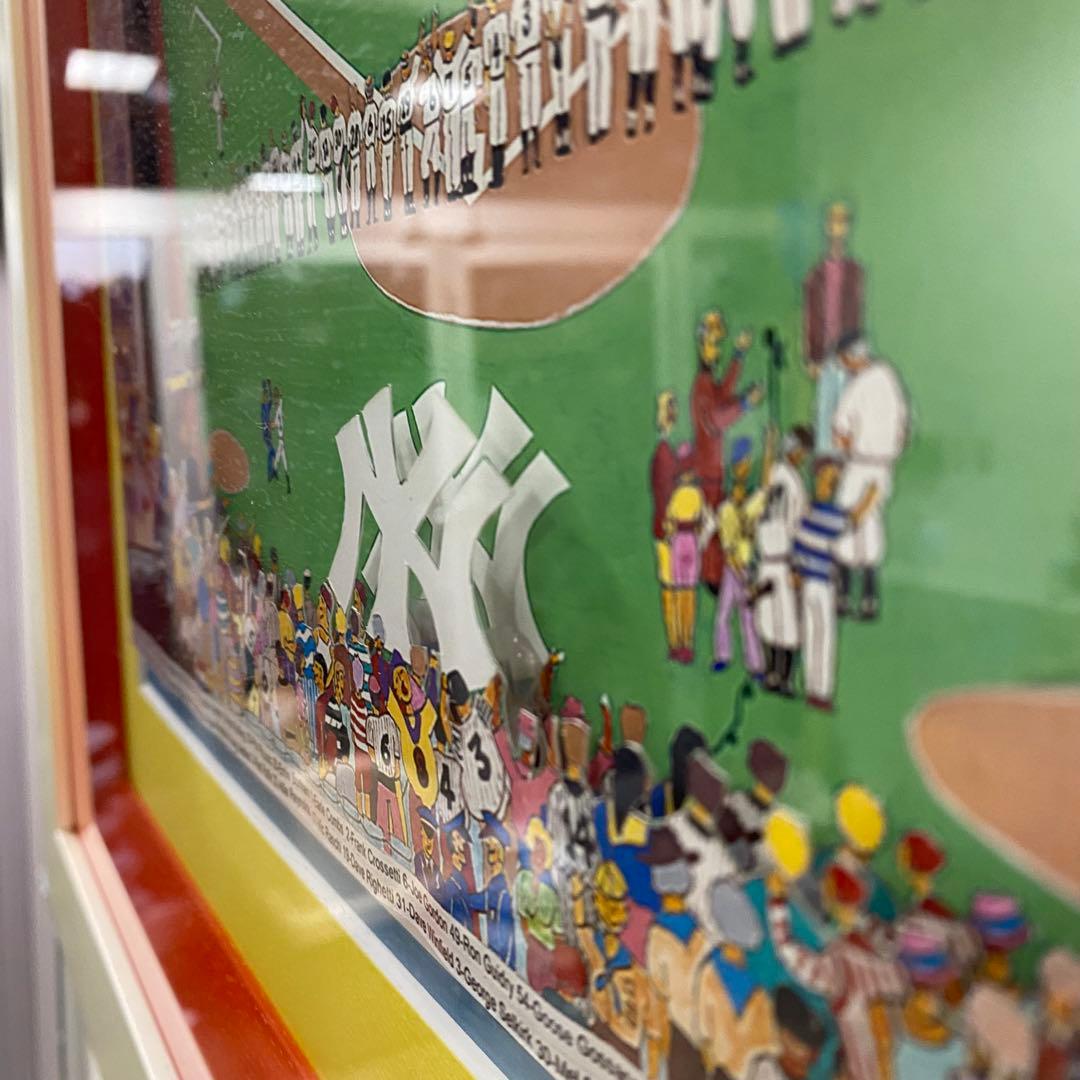 75cm特大 Yankee Stadium 3Dアート Al Schreiber
