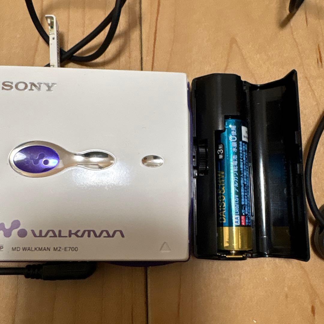SONY MDウォークマンMZ－Ｅ700動作確認済み