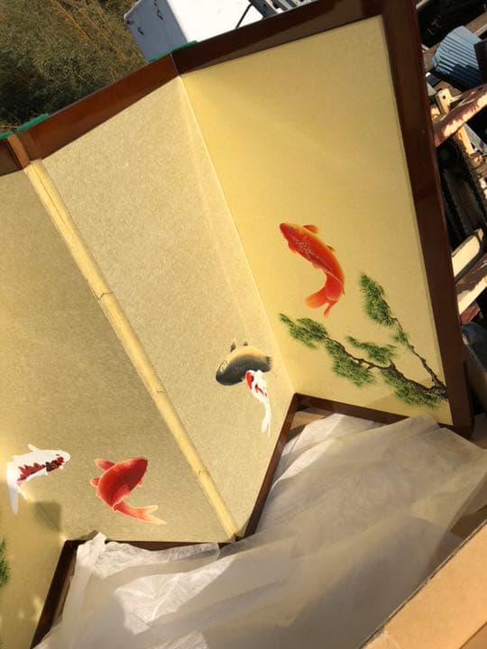 屏風、日本製、新品、