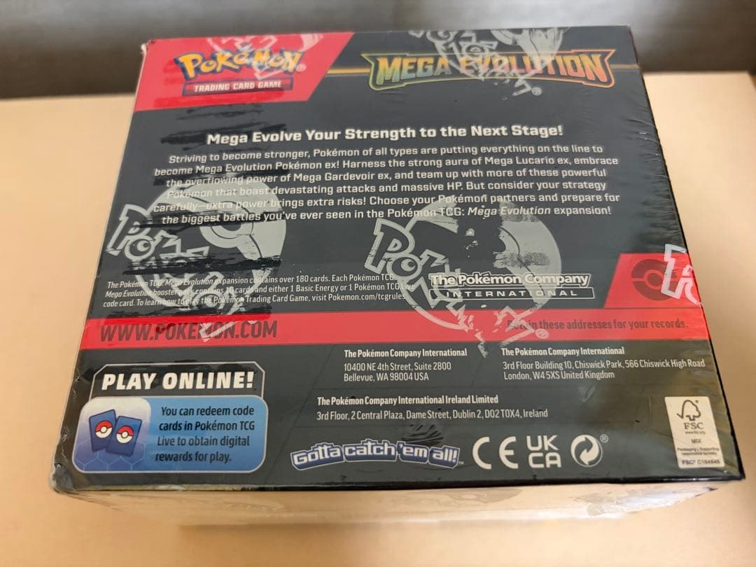 海外版　英語　Pokémon MEGA EVOLUTION 新品未開封 ポケモン