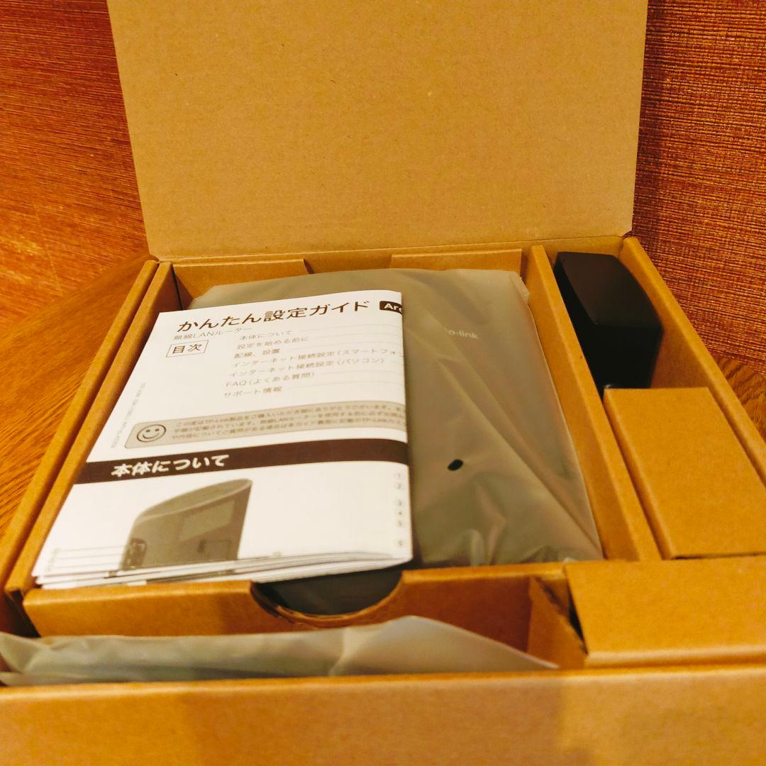 TPlink wifiルーター Archer BE3600 本体+付属品