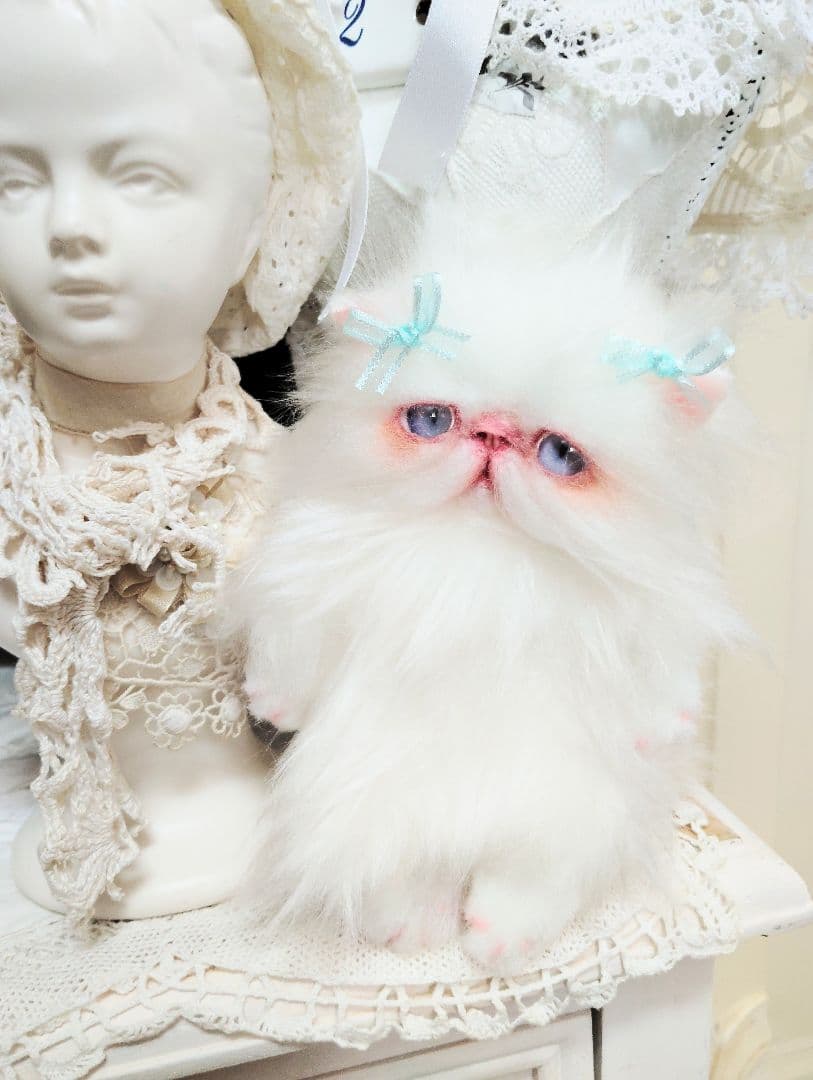 ポッケにゃん♡エキゾチックロングヘア♡子猫ちゃん♡アートドール♡ぬいぐるみ♡
