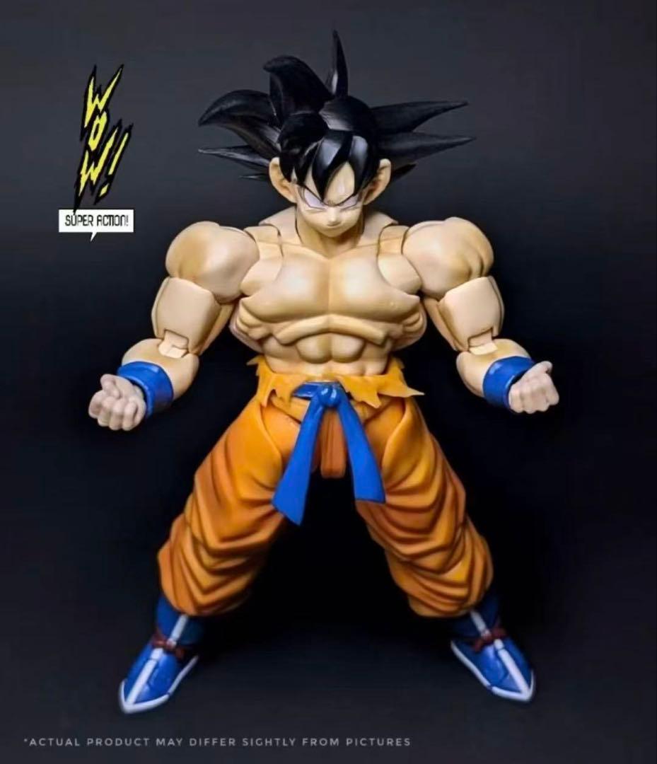 海外限定S.H.Figuartsサイズ 孫悟空　ベジータ戦