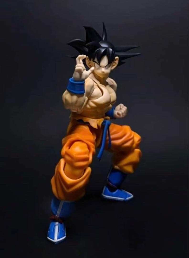 海外限定S.H.Figuartsサイズ 孫悟空　ベジータ戦