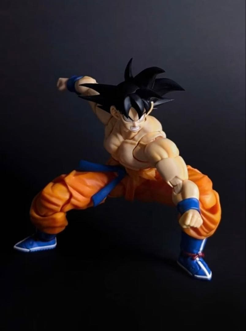海外限定S.H.Figuartsサイズ 孫悟空　ベジータ戦