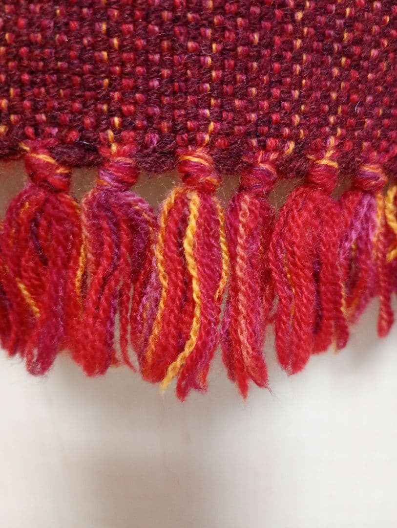 濱野太郎　手織りマフラー　カシミヤ×セーブル