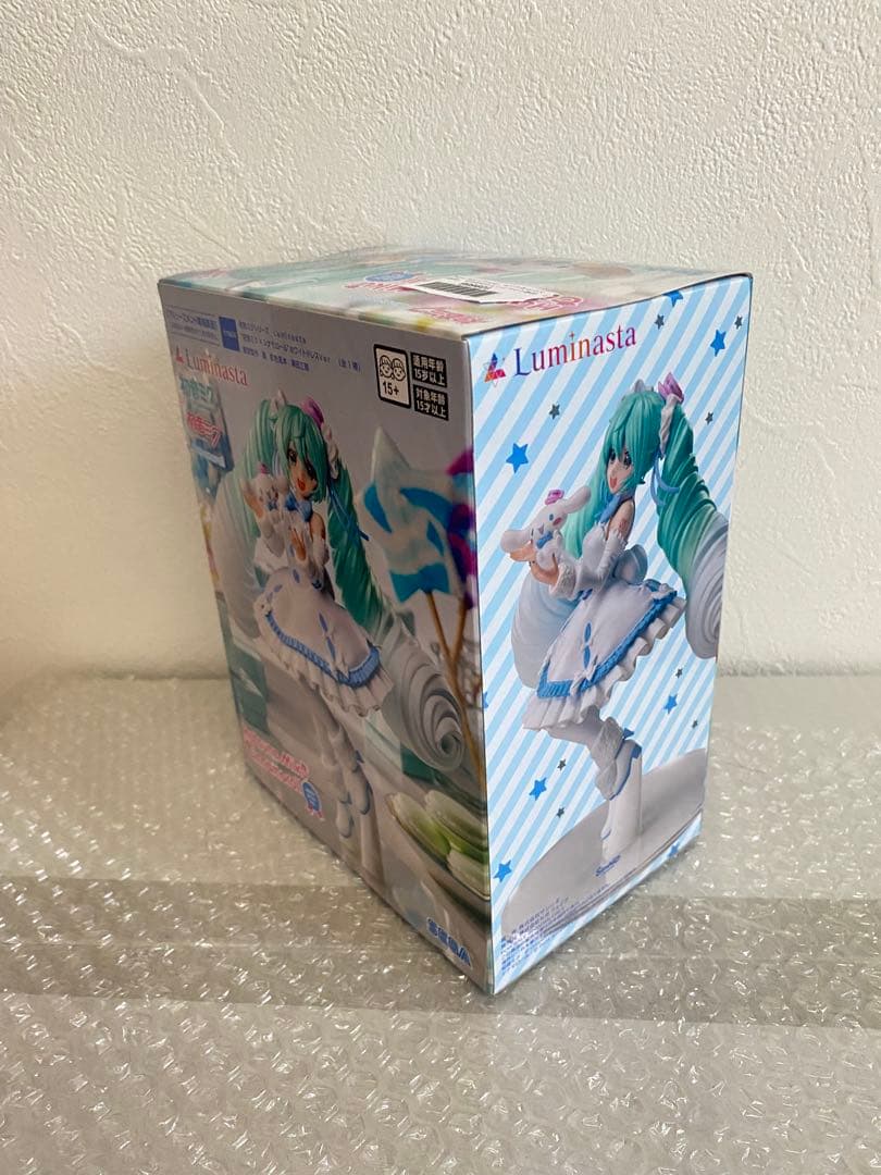 初音ミク　フィギュア　うさ耳　シナモロール　Birthday　AMP　タイトー