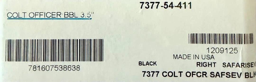 サファリランド コルトオフィサーズ用 東京マルイV10ウルトラコンパクト