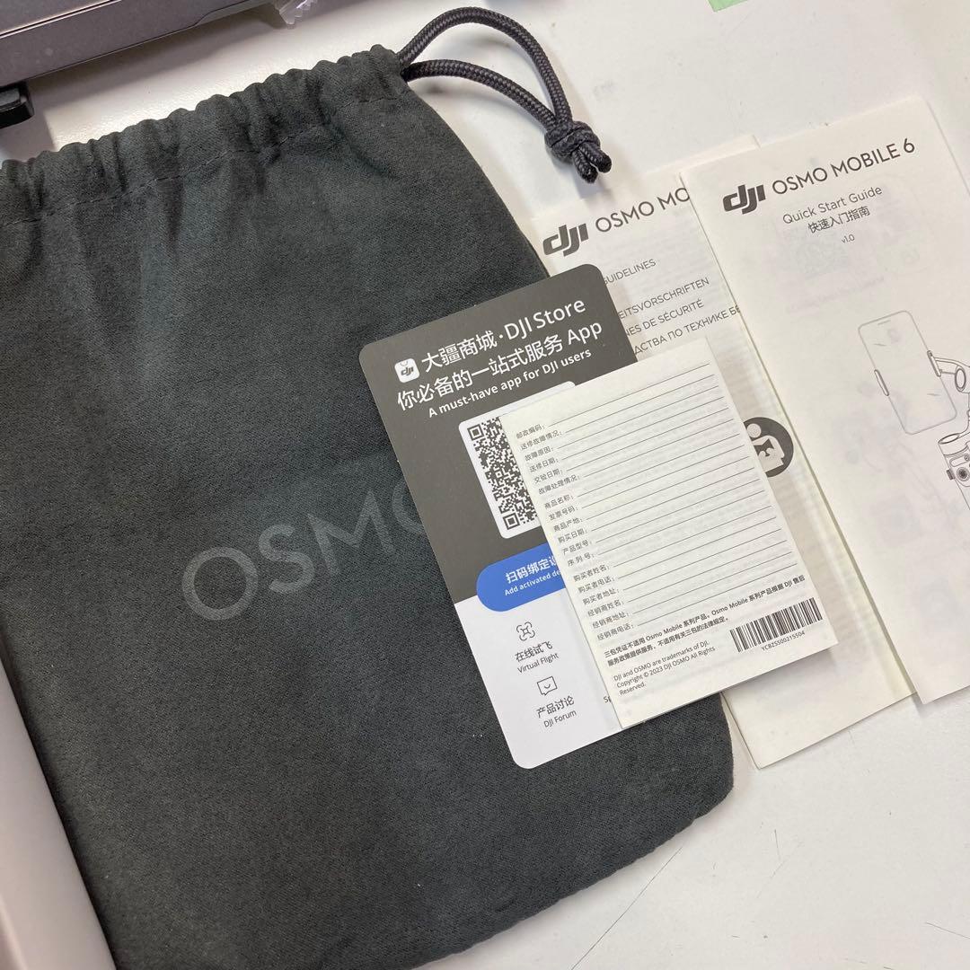 極美品★ DJI Osmo Mobile 6 スマホ用ジンバル 動作OK 自撮り