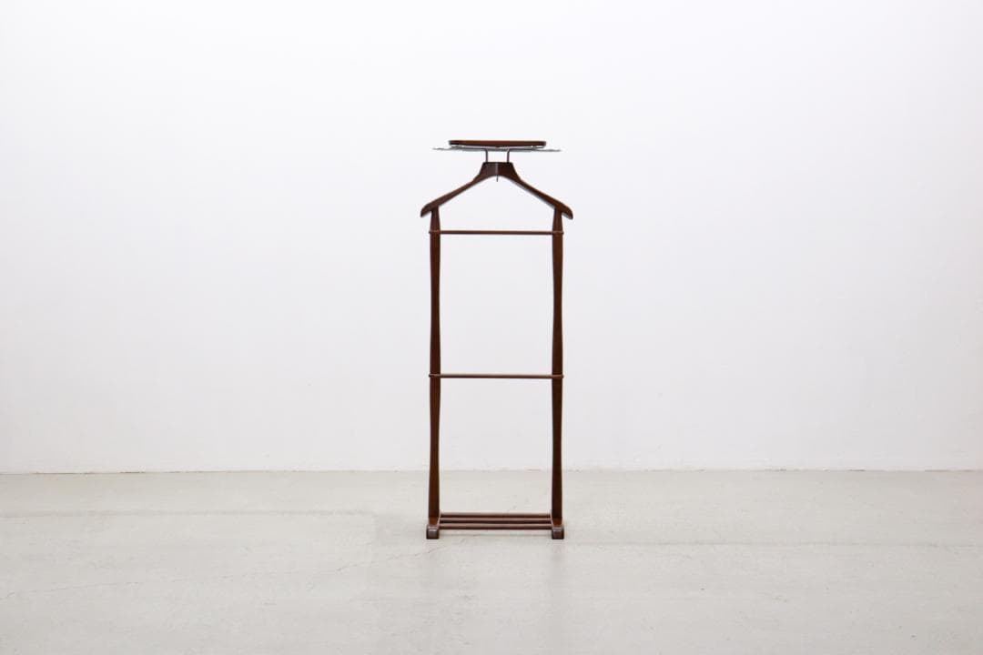 クラシカル ビーチ材 スーツスタンド ラック ハンガー ジャケット