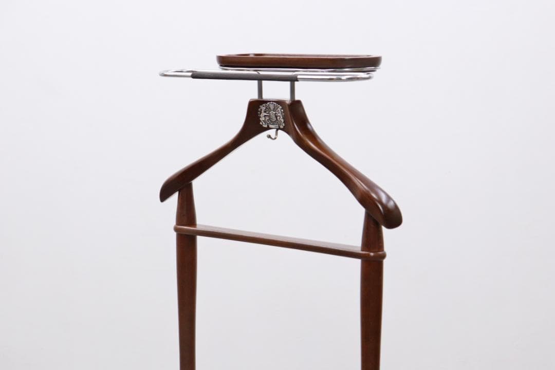 クラシカル ビーチ材 スーツスタンド ラック ハンガー ジャケット