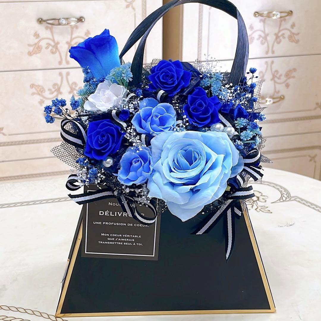 ✨大人気✨ハンドバッグ✨バラミックスプリザ＆アーティフィシャルバラアレンジメント