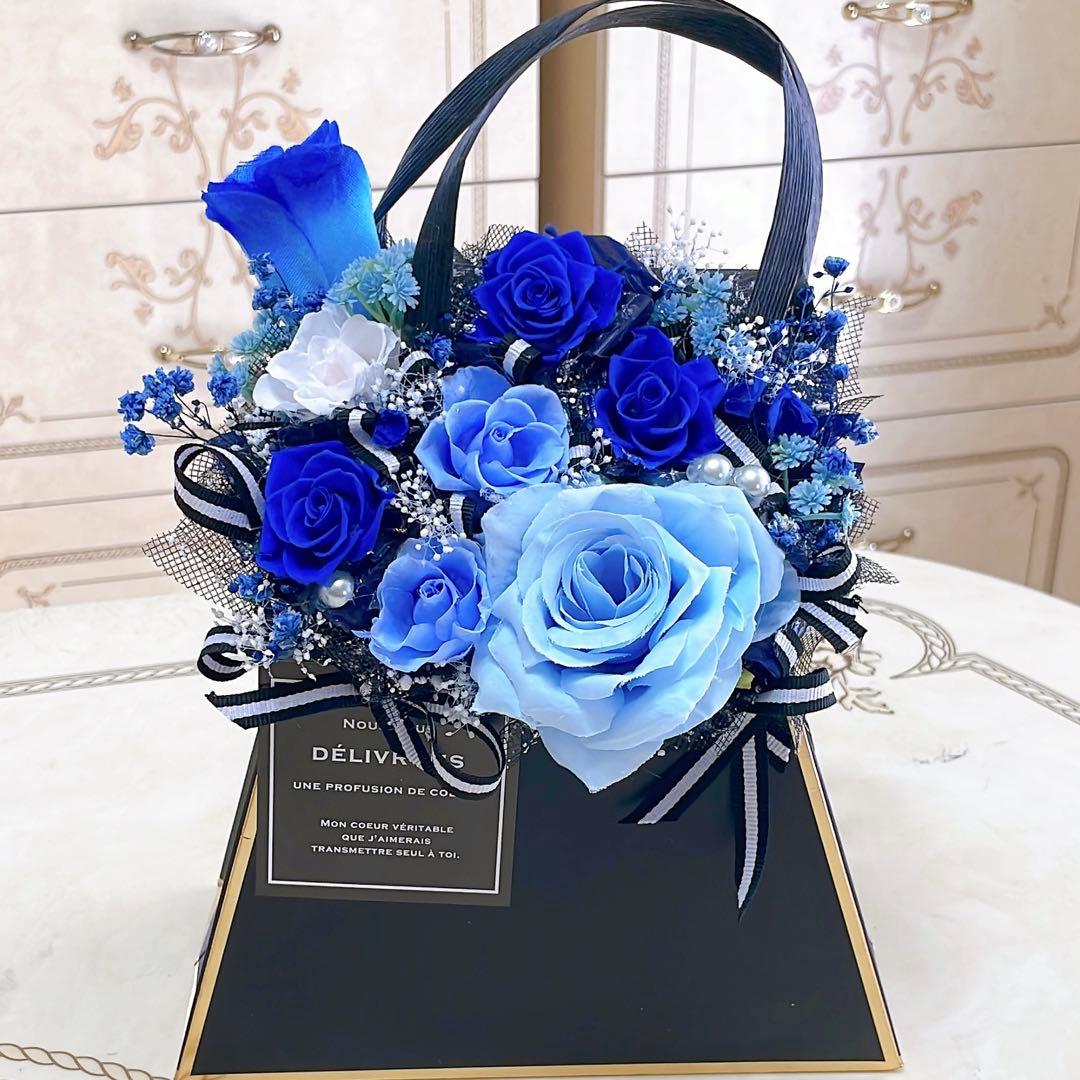 ✨大人気✨ハンドバッグ✨バラミックスプリザ＆アーティフィシャルバラアレンジメント